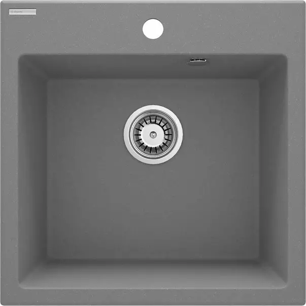 Chiuveta granit Deante Evora 50x50 cm gri metalic [1]