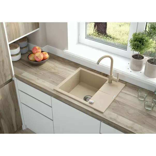Chiuveta granit Deante Andante 49x59 cm nisip [3]