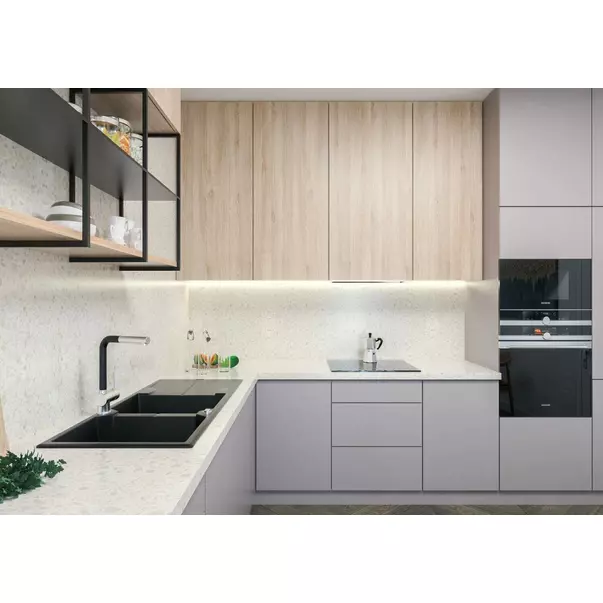 Chiuveta granit Deante Andante 50x116 cm grafit [5]