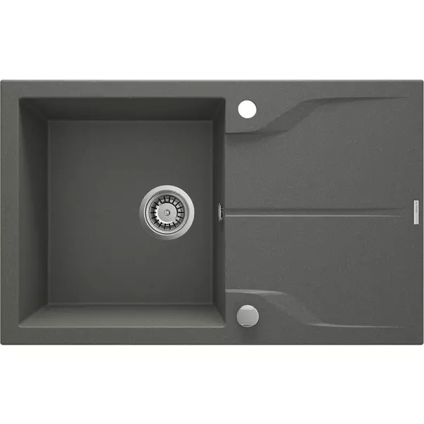 Bucatarie - Chiuveta granit Deante Andante 1 cuva cu picurator 49x78 cm antracit