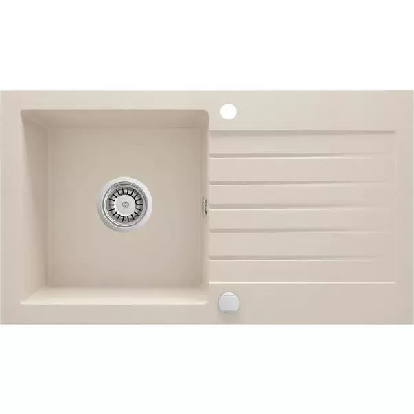 Chiuveta granit Deante Zorba 1 cuva cu picurator 44x76 cm bej [1]