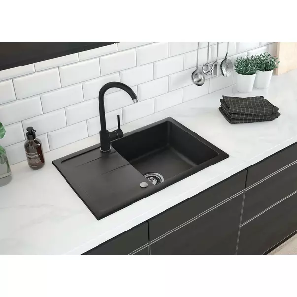 Chiuveta granit Deante Leda 44x67 cm grafit [3]