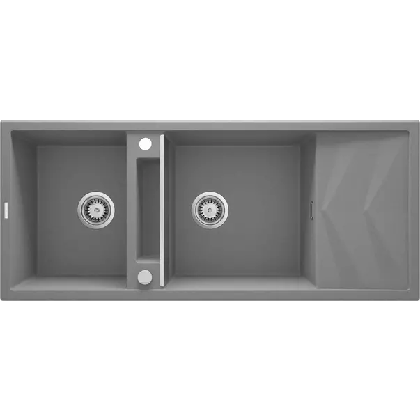 Chiuveta granit Deante Magnetic 116x50 cm gri metalic [1]