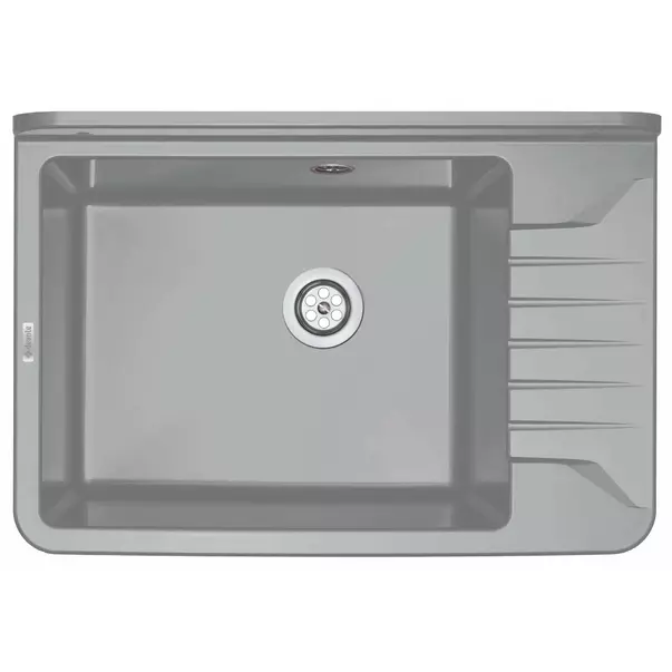 Chiuveta polistiren pentru gradina Deante Garden 35x50.5 cm gri [1]