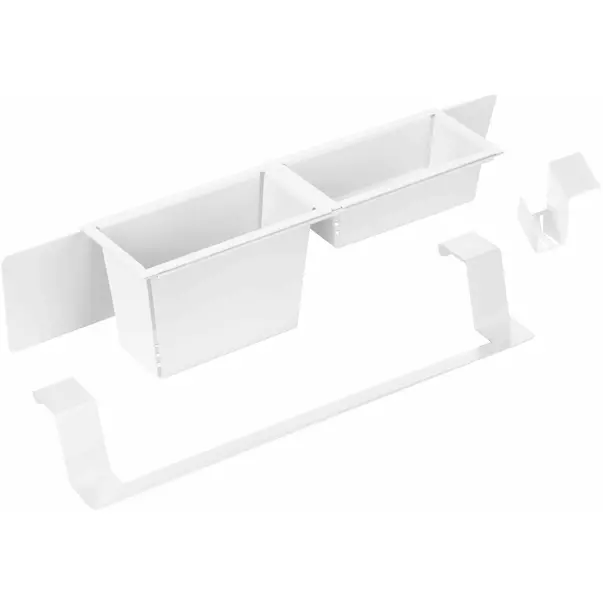 Accesorii chiuvete - Set accesori chiuveta Deante Magnetic alb/mat