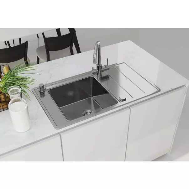 Dozator Deante pentru lichid de spalat vase crom 300 ml [2]