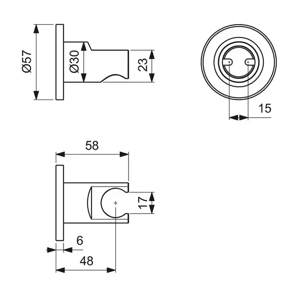Agatatoare dus Ideal Standard Multisuite rose mat [3]