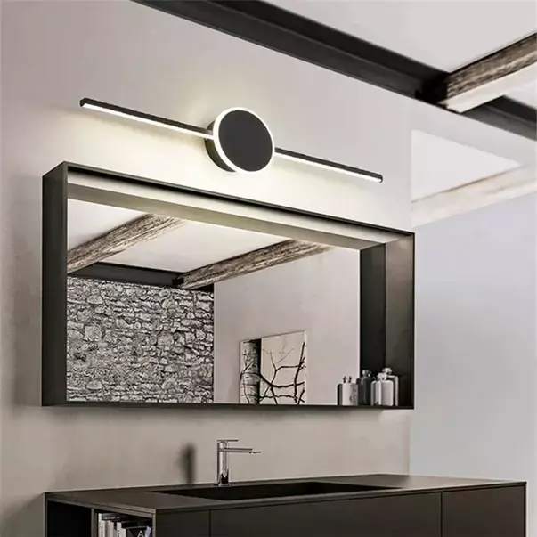 Aplica baie Rea APP849-1W negru 60 cm [2]