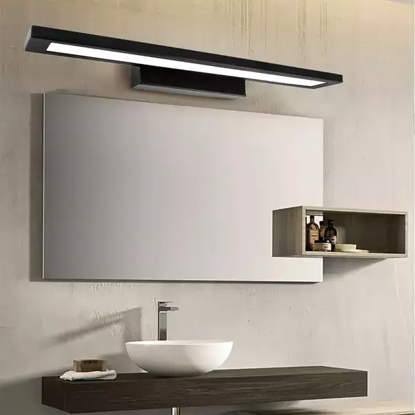 Aplica baie Rea Flat APP840-1W negru 60 cm [3]