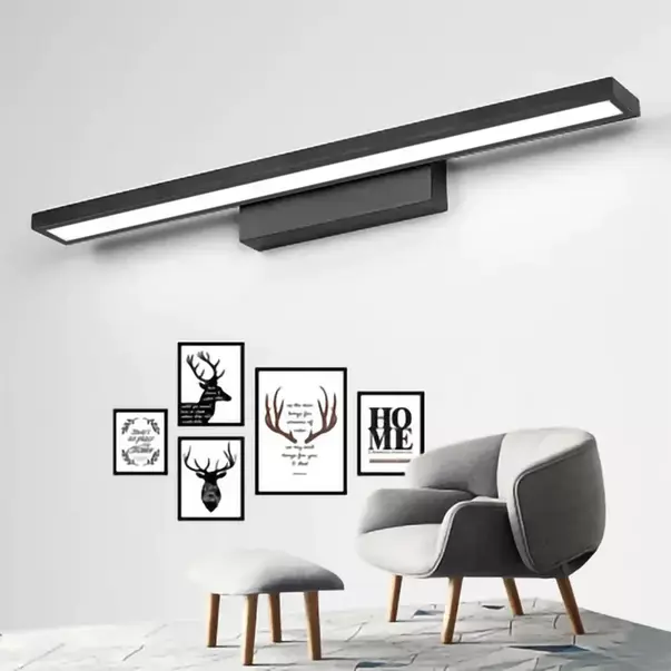 Aplica baie Rea Flat APP840-1W negru 60 cm [4]