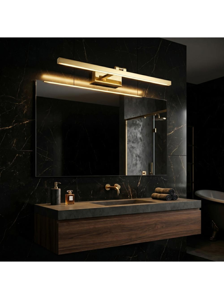 Aplică LED pentru baie APP1862-1W 80 cm auriu [6]