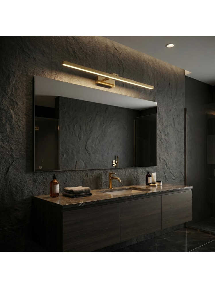 Aplică LED pentru baie APP1862-1W 80 cm auriu [5]