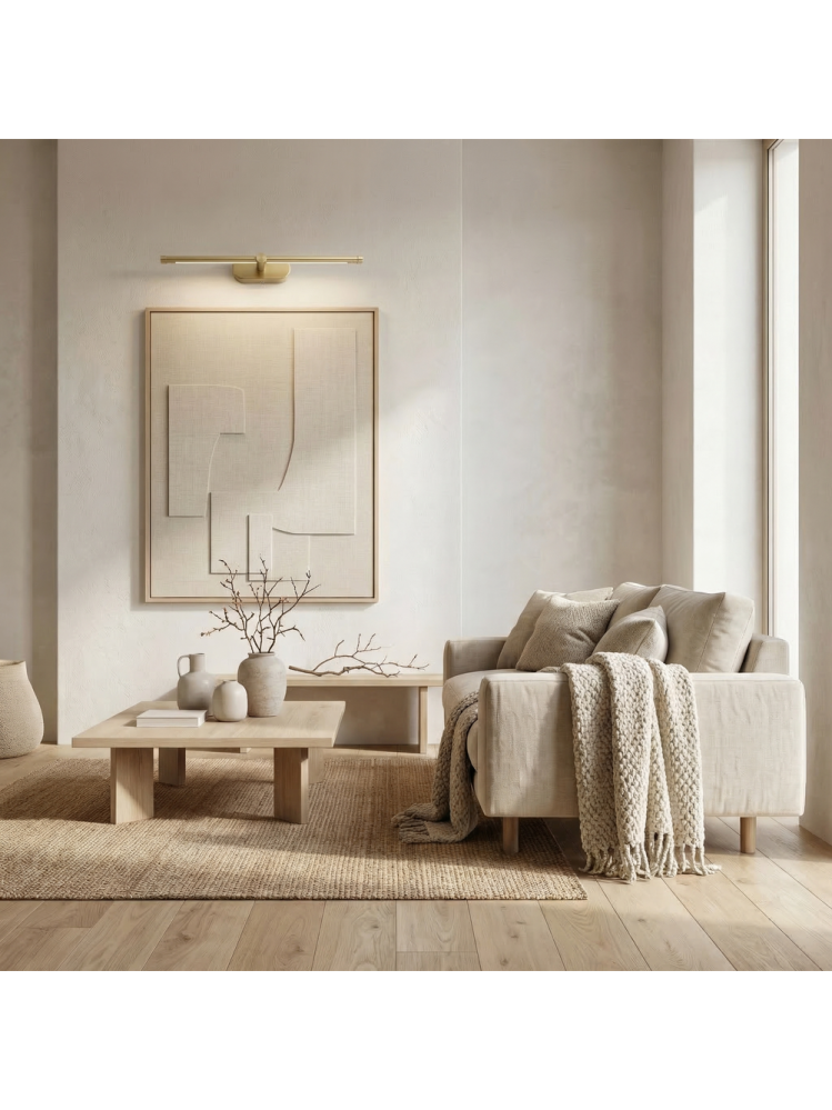 Aplica LED perete baie Toolight APP1892-1W 40 cm auriu periat [7]
