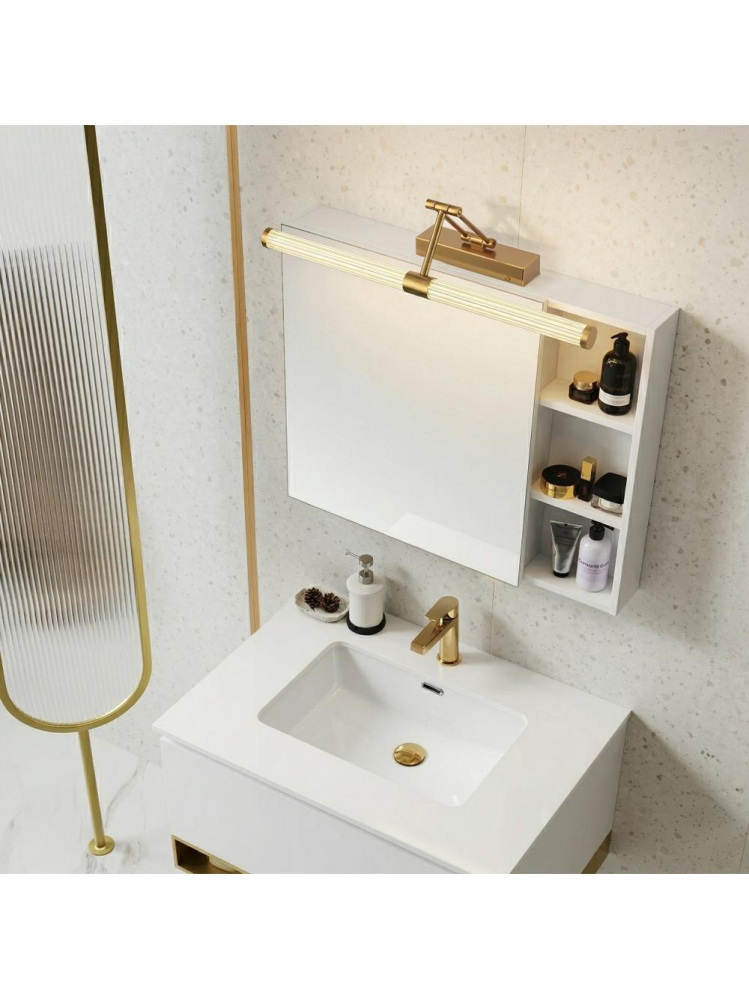 Aplică LED pentru baie APP1900-1W 60cm auriu periat [6]