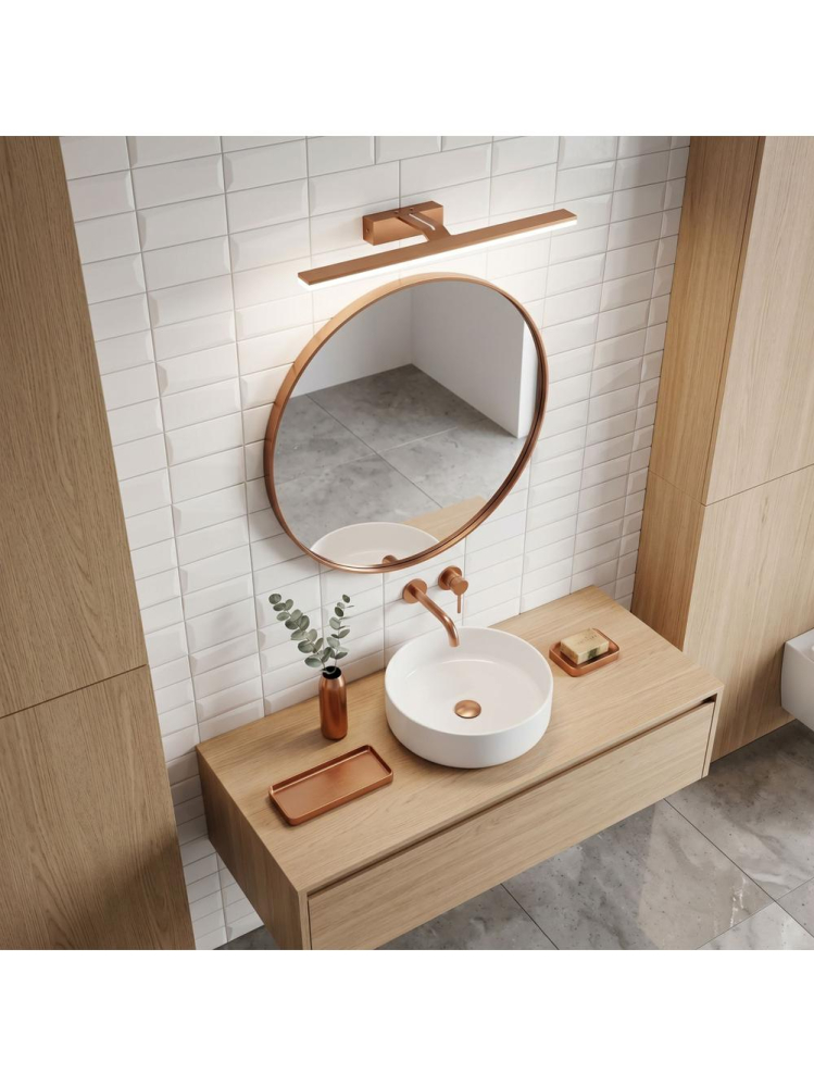 Aplică LED pentru baie SWE013-1W 43cm cupru periat [2]