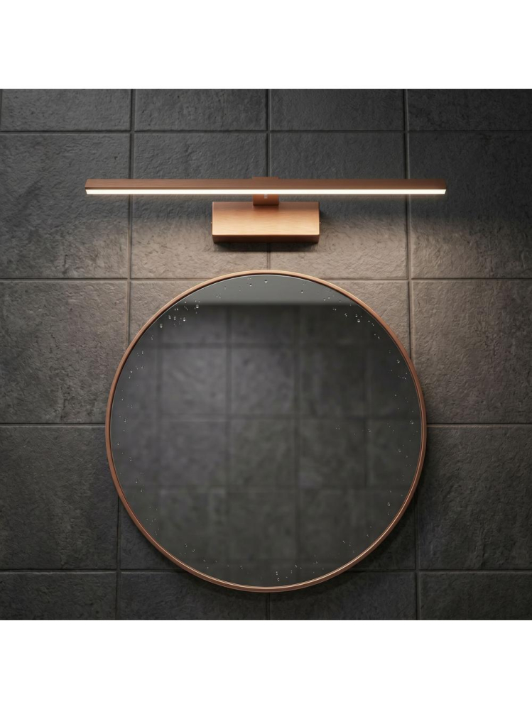 Aplică LED pentru baie SWE013-1W 43cm cupru periat [6]