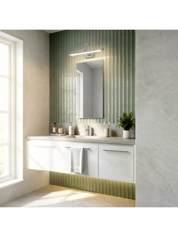 Aplica LED perete Toolight SWE016-1W crom 420mm [7]