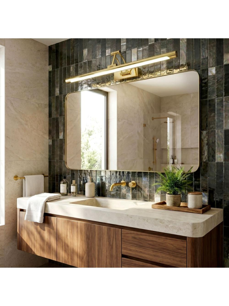 Aplică LED pentru baie SWE021-1W 80cm auriu [10]