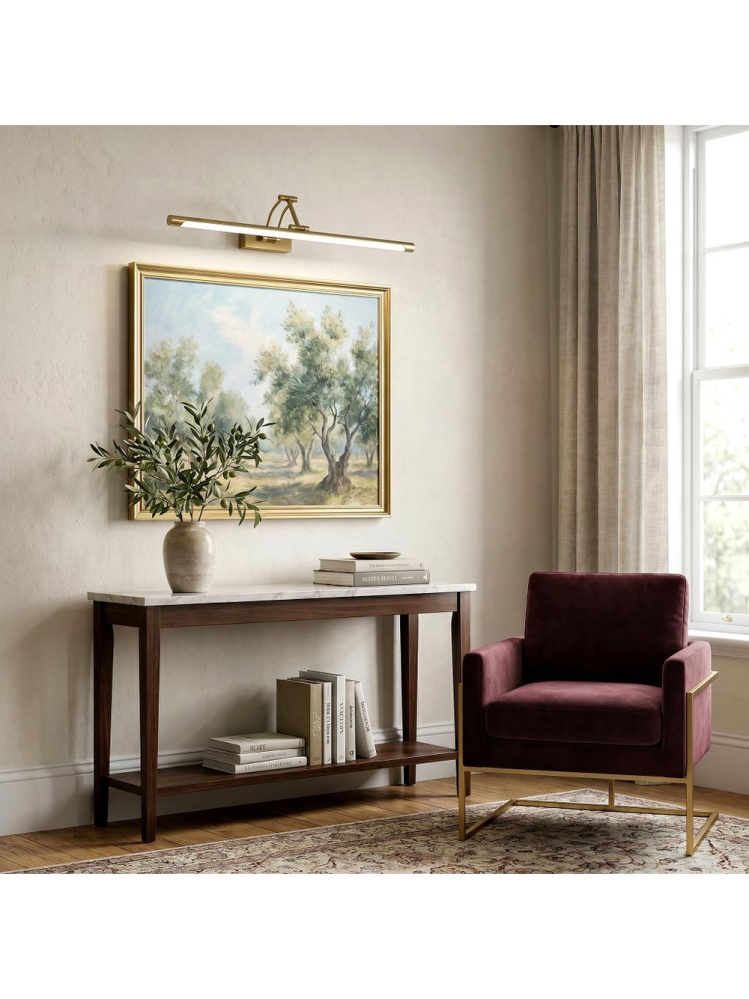 Aplică LED pentru baie SWE023-1W 60cm auriu periat [5]