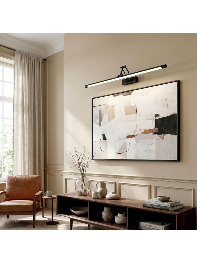 Aplica LED perete Toolight SWE027-1W 800mm negru mat [6]
