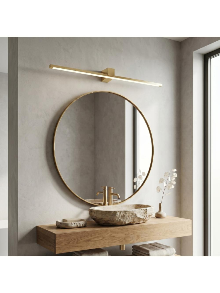 Aplică LED pentru baie SWE045-1W 80 cm auriu [2]