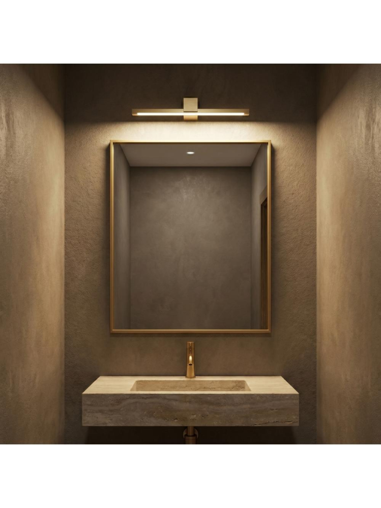 Aplica LED perete Toolight SWE046-1W 40cm auriu periat [6]