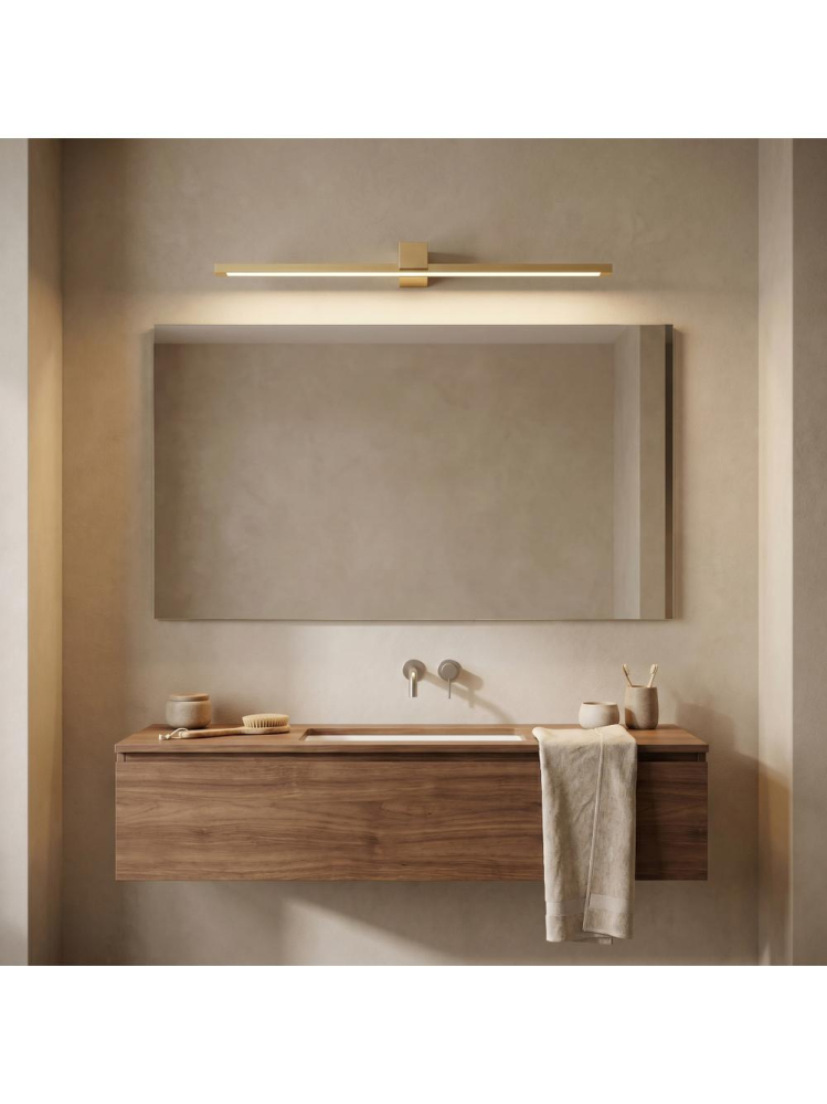 Aplică LED pentru baie SWE048-1W 80cm auriu periat [2]