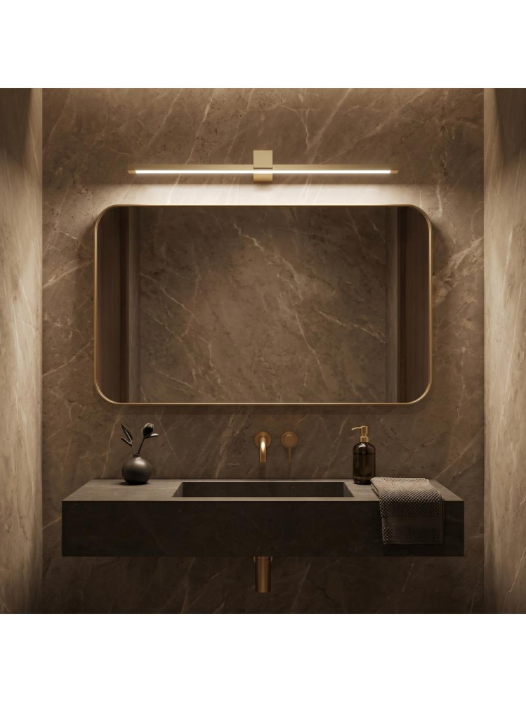 Aplică LED pentru baie SWE048-1W 80cm auriu periat [6]
