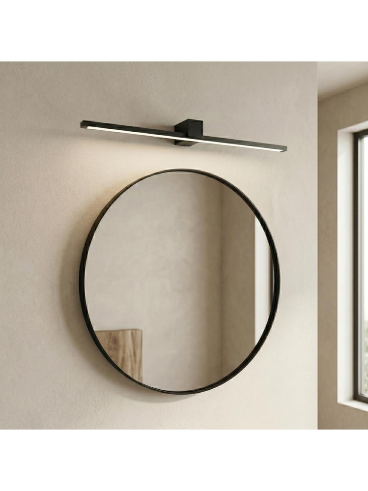 Aplică LED perete Toolight SWE051-1W negru mat 800 mm baie [2]