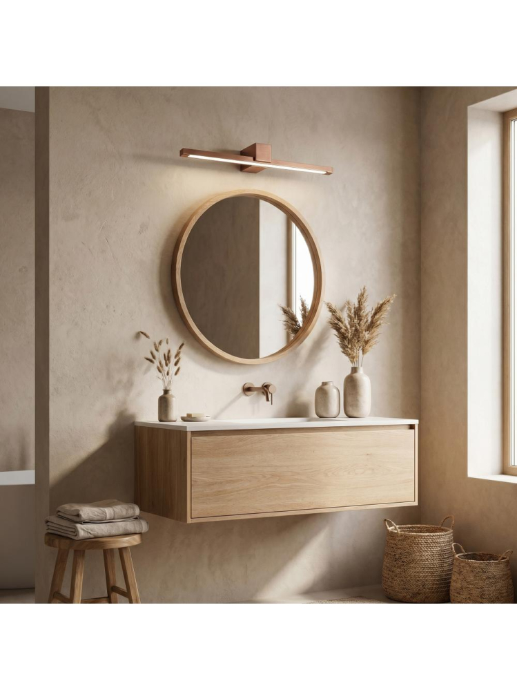 Aplică LED pentru baie SWE053-1W 60 cm cupru periat [8]