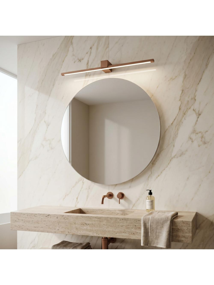 Aplică LED pentru baie SWE054-1W 80 cm cupru periat [3]