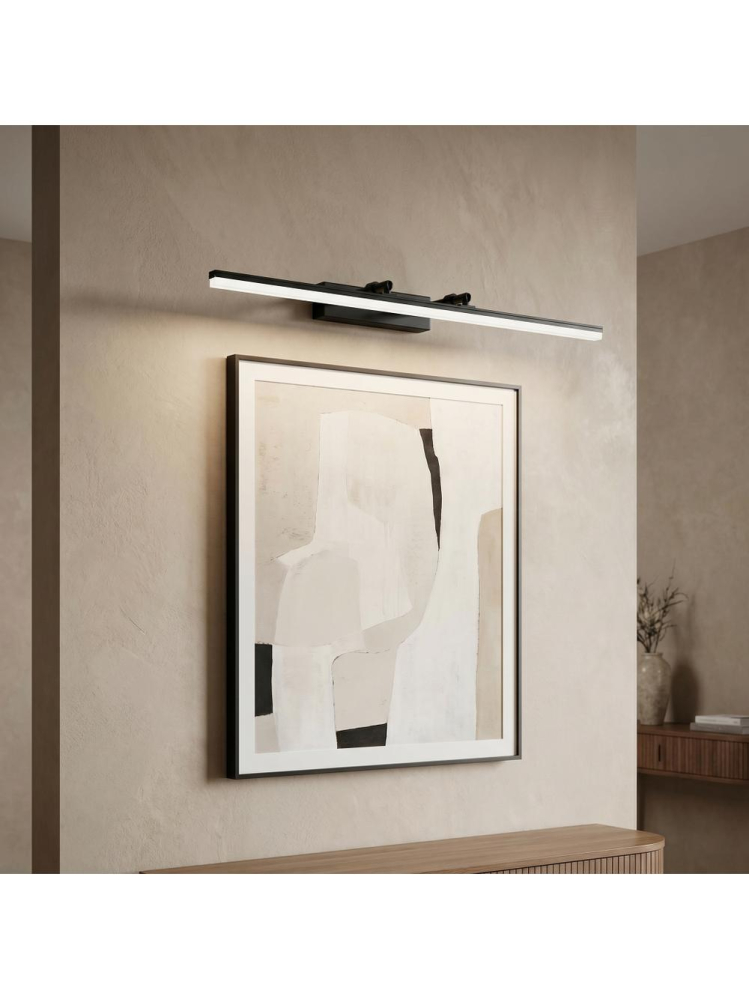 Aplica LED perete baie Toolight APP1880-1W 80cm negru mat [8]