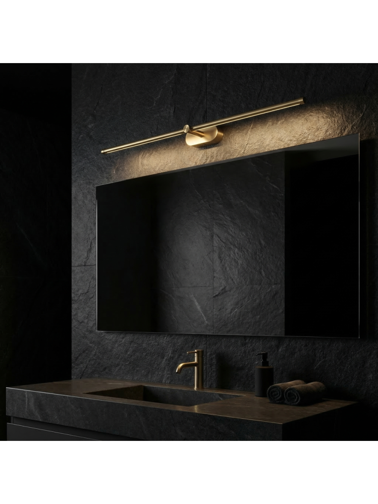 Aplica LED perete Toolight APP1894-1W 80 cm auriu periat [7]