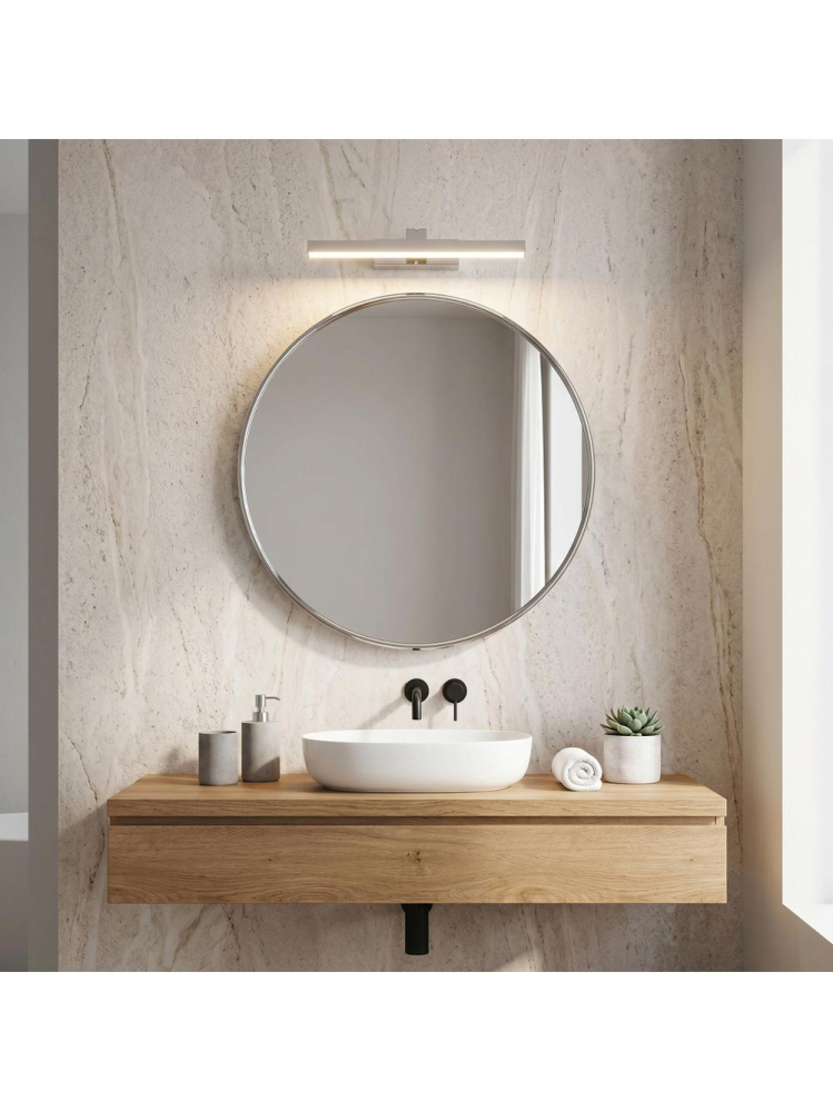 Aplica LED perete Toolight SWE001-1W crom 430mm baie [5]