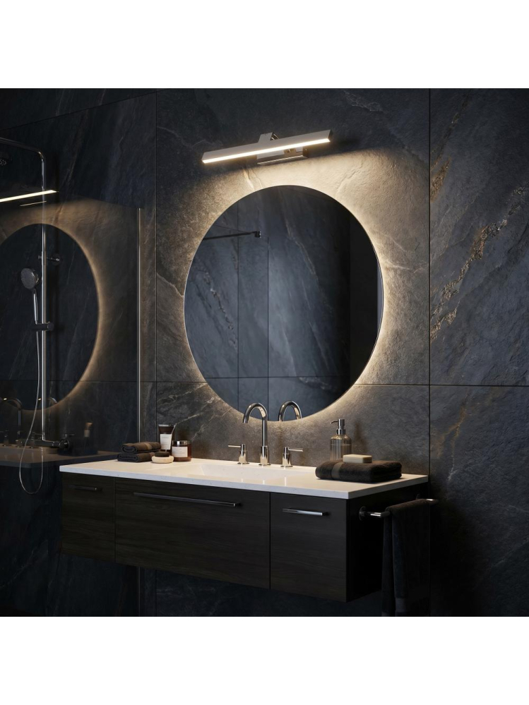 Aplica LED perete Toolight SWE001-1W crom 430mm baie [4]