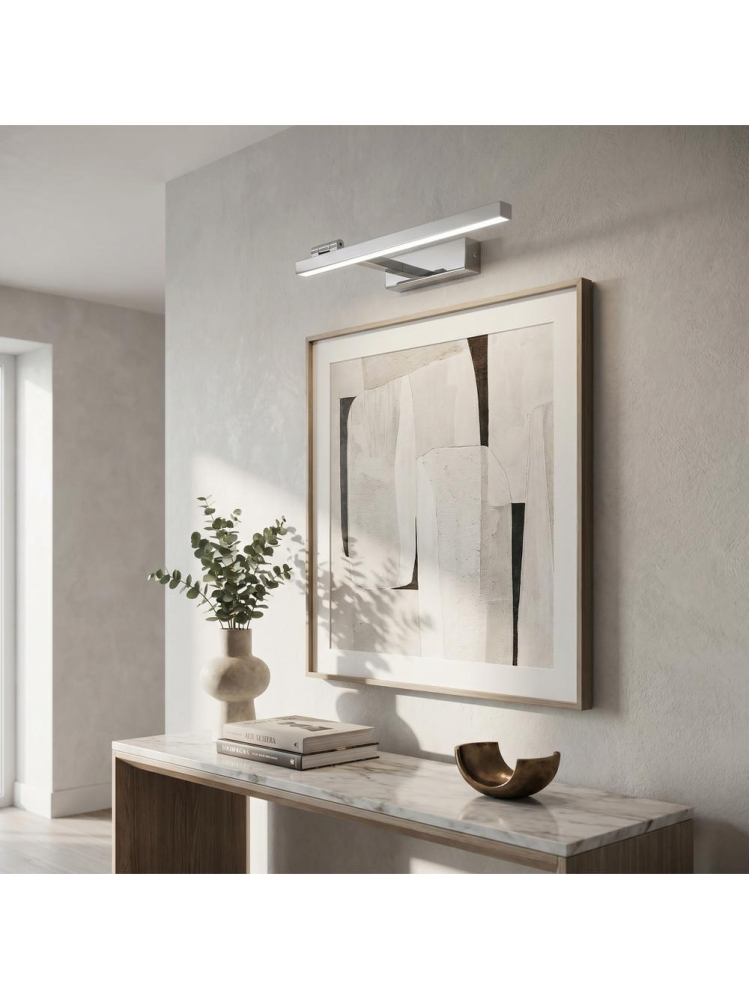 Aplica LED perete Toolight SWE028-1W crom 400mm sursa LED incorporata [5]