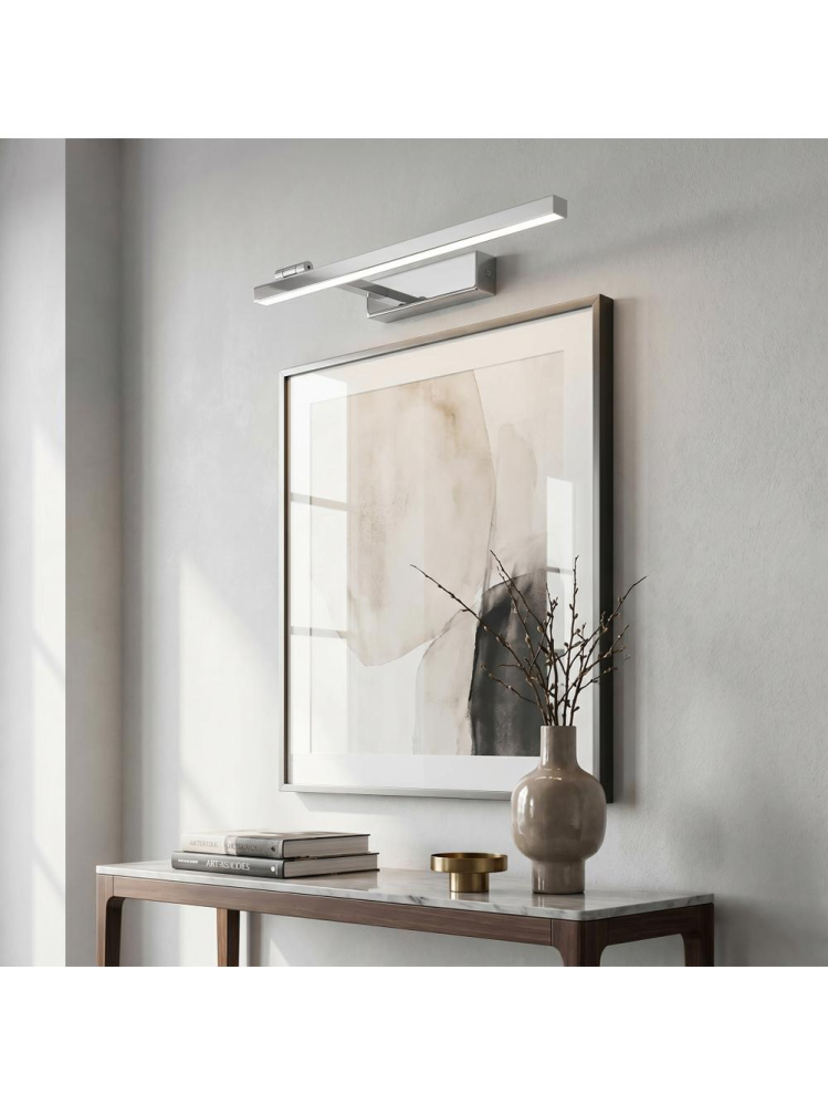 Aplica LED perete Toolight SWE029-1W 60cm crom 600x160x50mm [6]