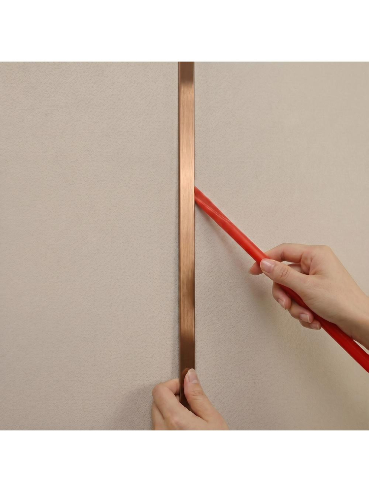 Bandă decorativă autoadezivă Rea P14454A 2cm cupru periat [9]
