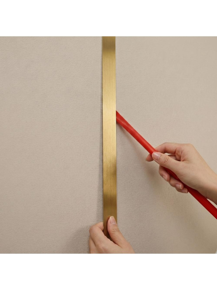 Bandă decorativă autoadezivă Rea P14454CA 3,8cm auriu periat [9]
