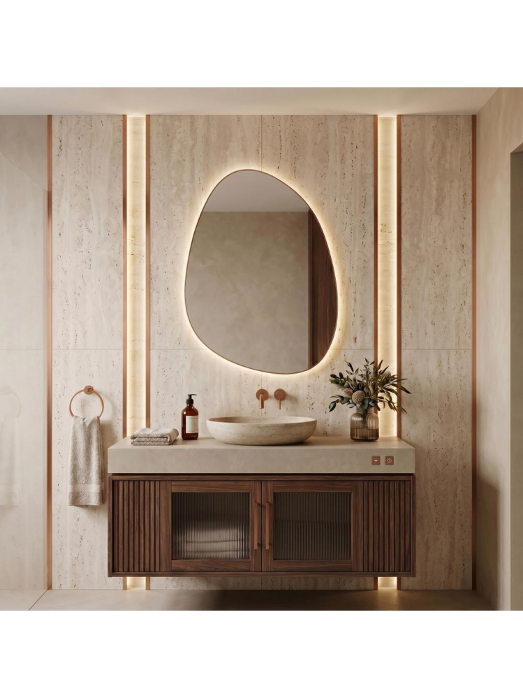 Bandă decorativă autoadezivă Rea P14454CB 3,8cm cupru periat [6]