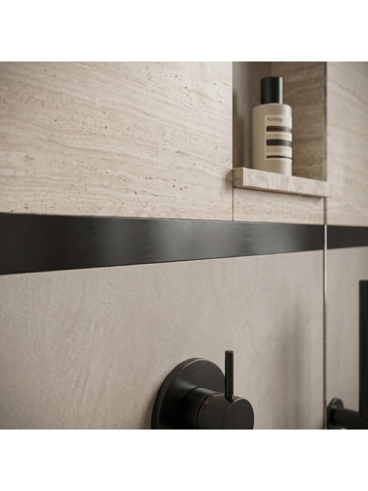 Bandă decorativă autoadezivă Rea P14454CD 3,8cm negru periat [8]