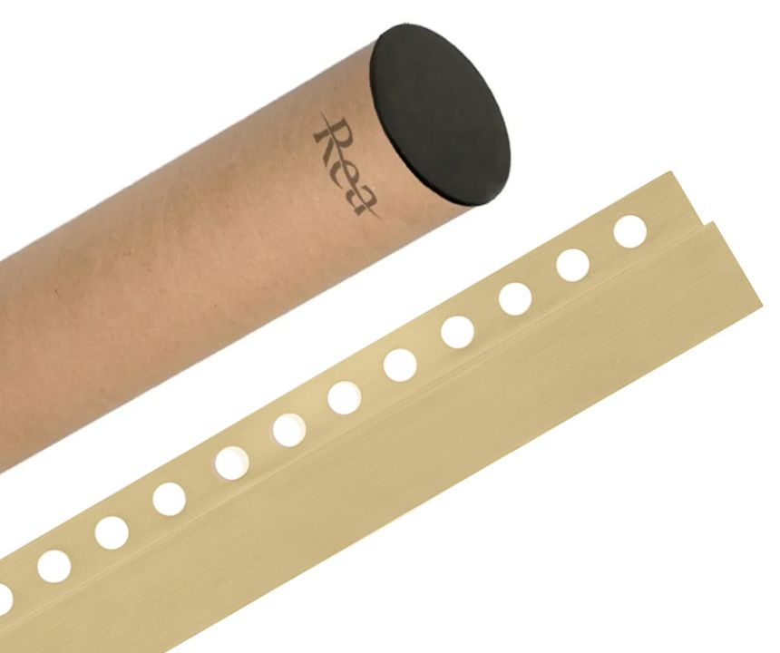 Bandă frontală pentru cădiță de duș 130cm auriu periat [5]