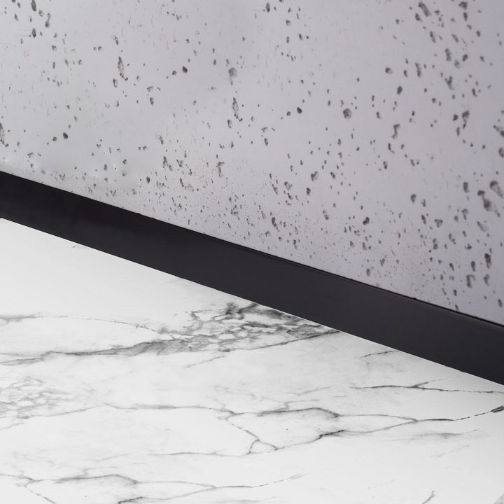 Bandă frontală pentru cădiță de duș 130cm negru [3]