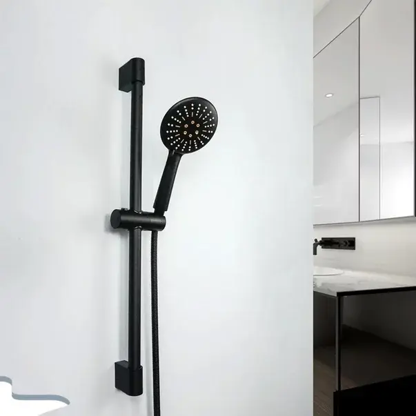 Bara de dus reglabila Rea negru 70 cm [4]