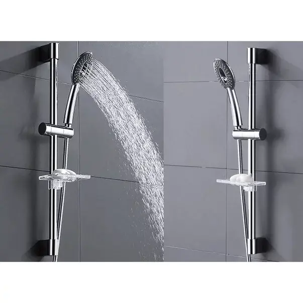 Bara de dus reglabila Rea negru 70 cm [6]