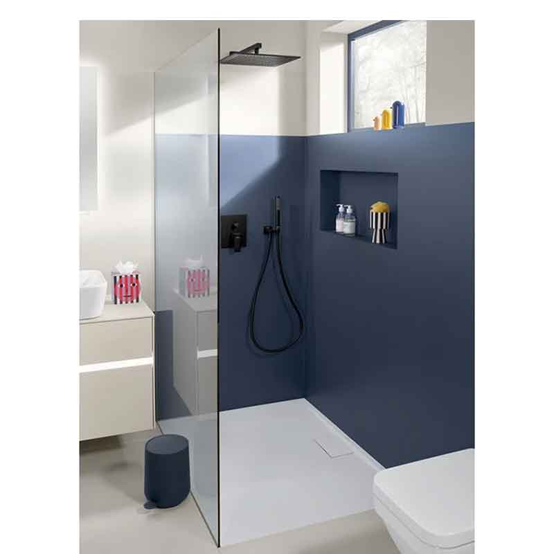 Bară de duș Villeroy&Boch, Universal Showers, 40 cm, profil pătrat, negru mat [6]
