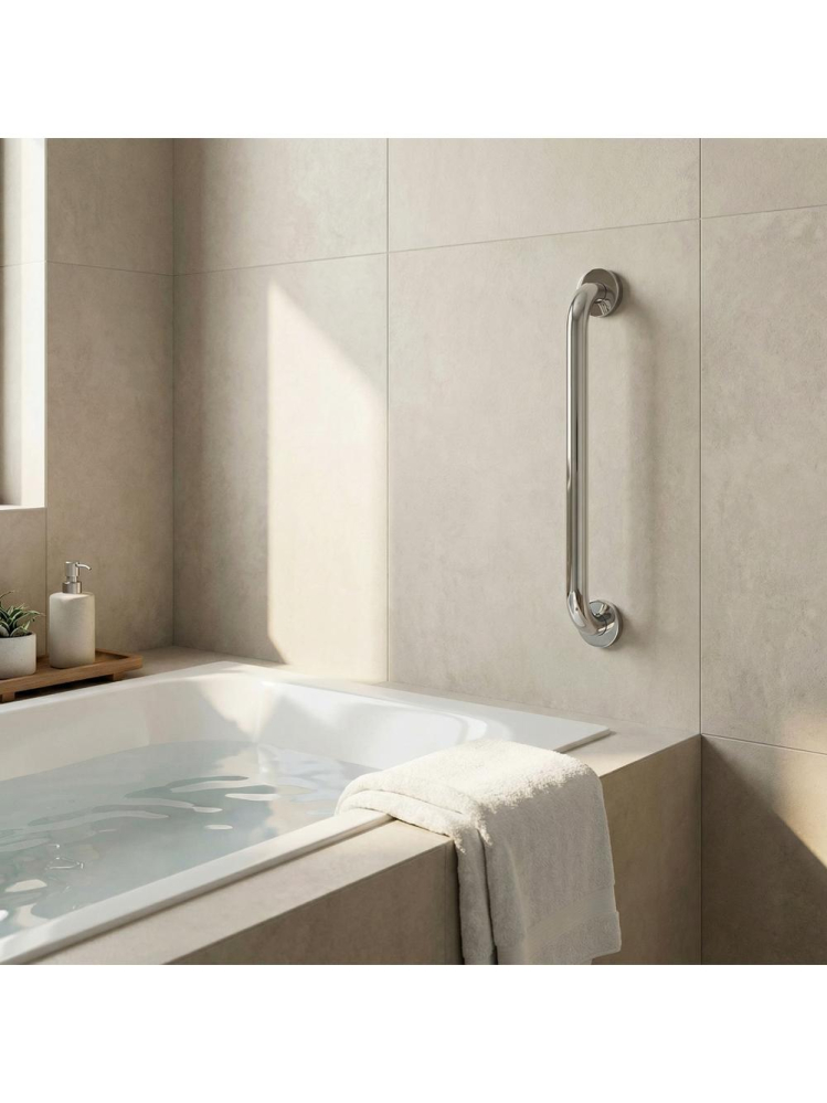 Bară de sprijin dreaptă pentru baie 40 cm crom [3]