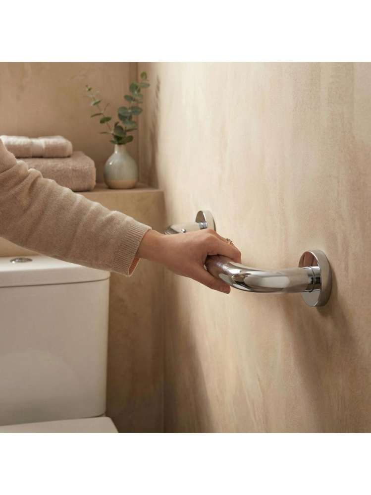 Bară de sprijin dreaptă pentru baie 40 cm crom [4]