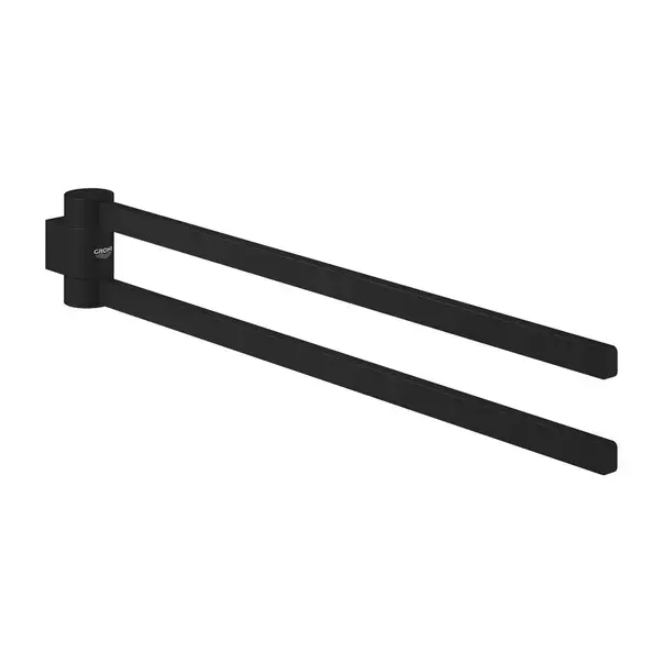 Bara dubla portprosop Grohe Selection 44 cm negru mat Phantom Black [1]