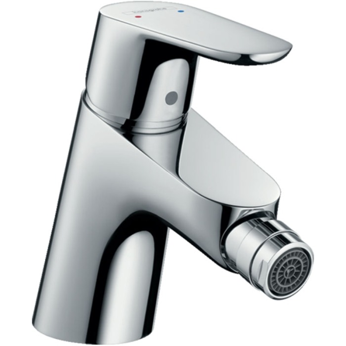 Baterie bideu, Hansgrohe, Focus, cu ventil click-clack, crom [1]